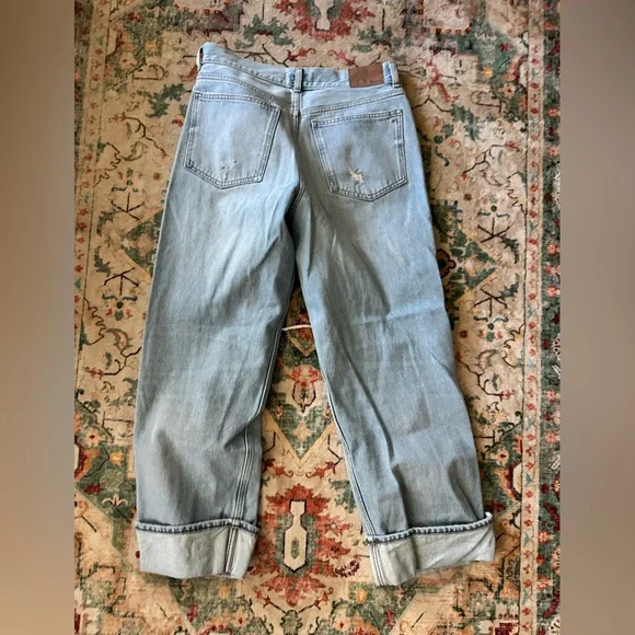 Madewell Low Slung Baggy Cuffed Jeans - Picture 6 of 6